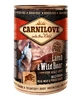 CARNILOVE, Cordero y Jabalí, comida húmeda en lata sin cereales, (en aspic), 400g