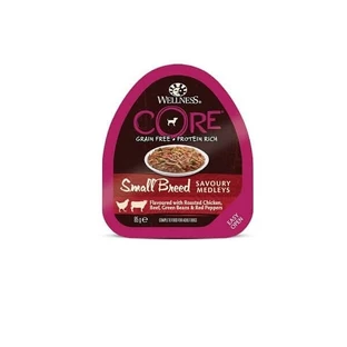 Wellness Core Small Breed Small Breed Savoury, Pollo y ternera, 85g