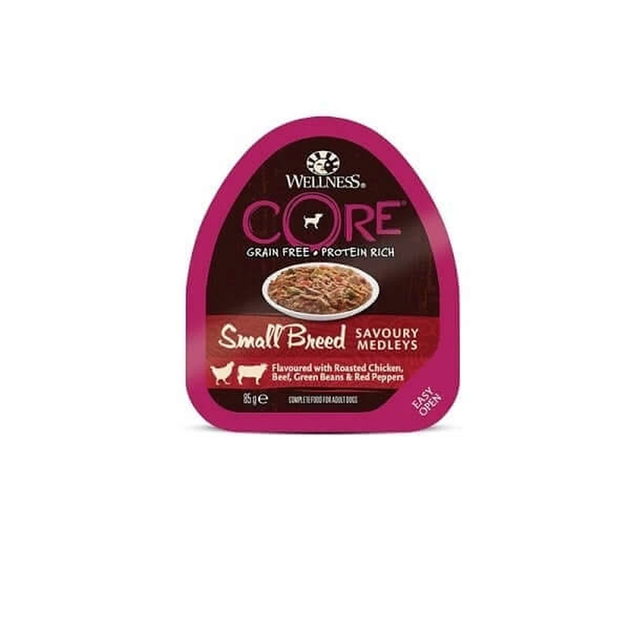 Wellness Core Small Breed Small Breed Savoury, Pollo y ternera, 85g
