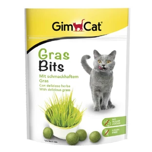 GIMCAT Tasty Tabs Gras Bits, sachet de récompense pour chat, 50g