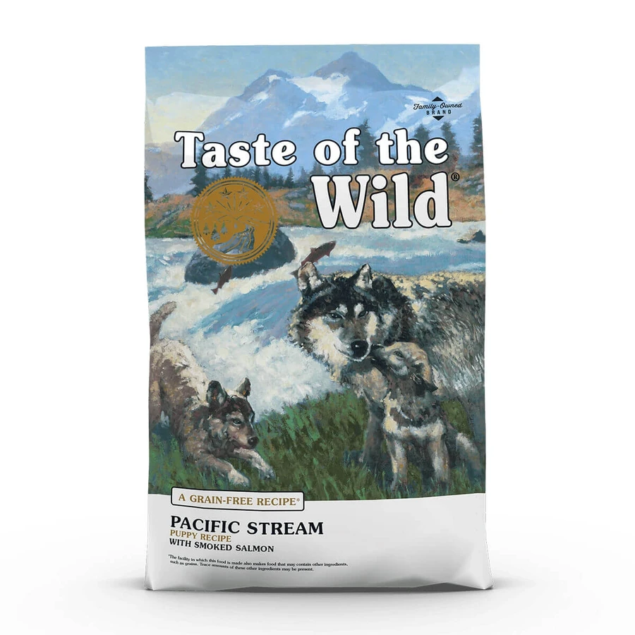 TASTE OF THE WILD Pacific Stream Puppy, Zalm, graanvrij droogvoer voor jonge honden, 2kg