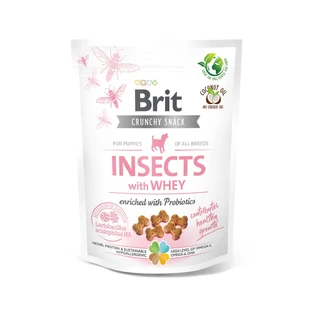 BRIT Care Crunchy Cracker, Insects and Whey with Probiotics, grain-free rewards for junior dogs, 200g