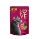 MY LOVE, Liver, sachet wet cat food, (in sauce), 85g