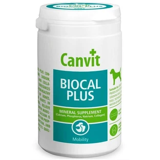 CANVIT Biocal Plus, XS-S, Gelenksystem, Knochensystem Ergänzung für Hunde, Flasche, 1000g