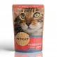 PETKULT Sterilized, Atún, sobre de comida húmeda para gatos sin cereales, 100g