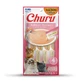 INABA Churu Cremoso Churu, Salmón, bolsita recompensa gatos sin cereales, (puré), 56g