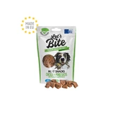 BRIT Let's Bite Meat Snacks Chicken & Pork Slices, XS-XL, Chicken and Pork, grain free, reward bag, dogs, 80g