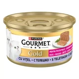 GOURMET Gold Mousse Kitten, Calf, Nassfutter in Dosen für junge Katzen, (Mousse), 85g