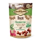 CARNILOVE Crunchy Snack, Pato con Frambuesa, recompensas funcionales gatos sin cereales, inmunidad, 50g