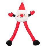 TRIXIE Weihnachtsmann, Plüschtier Hunde XS-XL, mit Sound, Plüsch, rot, 54cm