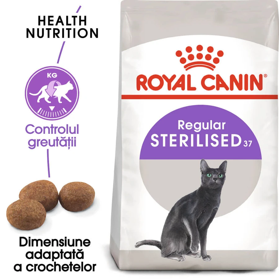 ROYAL CANIN Sterilized Adult, Trockenfutter für sterilisierte Katzen, 4kg