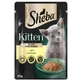 SHEBA Kitten, Chicken, sachet wet food for junior cats, (in sauce), 85g