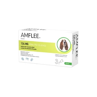 AMFLEE Dog, spot-on, antiparasitic solution, dogs 10-20 kg, 3 pipettes