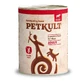 PETKULT Grain Free Adult, Rind, getreidefreies Nassfutter in Dosen für Hunde, 800g