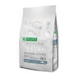 NATURES PROTECTION Superior Care Superior Care White Dogs Small&Mini, White Fish, nourriture sèche sans céréales pour chiens, réduisant les taches brunes chez les chiens blancs, 1.5kg