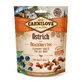 CARNILOVE Crunchy Snack, Ostra con Zarzamora, golosinas funcionales sin cereales para perros, apoyo cardiaco, 200g