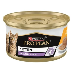 PURINA Pro Plan Healthy Start Healthy Start Kitten, Chicken, canned wet food for junior cats, (pate), 85g