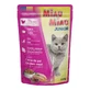 MIAU MIAU Kitten, Kip, zakje natvoer voor jonge katten, (in saus), 100g