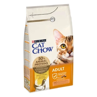 PURINA Cat Chow Adult, Pollo, alimento seco para gatos, 1.5kg