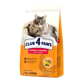 CLUB 4 PAWS Hairball Control, Kip, droog kattenvoer, haarbal controle, 2kg