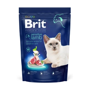 BRIT Premium by Nature Sensitive, Lamb, dry cat food, digestive sensitivities, 800g