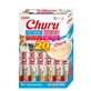 INABA Churu Varieties, Thunfisch und Meeresfrüchte, Dose, getreidefreie Belohnungsröhre, Katzen, (Püree), 280g