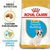 ROYAL CANIN Französische Bulldogge Welpe, Trockenfutter für junge Hunde, 3kg