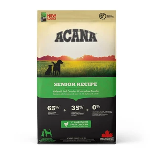 ACANA Dog Senior XS-XL, Huhn, getreidefreies Trockenfutter für ältere Hunde, 2kg