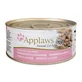 APPLAWS, Tonijnfilet en Garnalen, nat kattenvoer in blik, (in soep), 156g