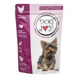 DOG JOY Junior, XS-S, Huhn, Sachet Nassfutter für junge Hunde, (in Sauce), 100g