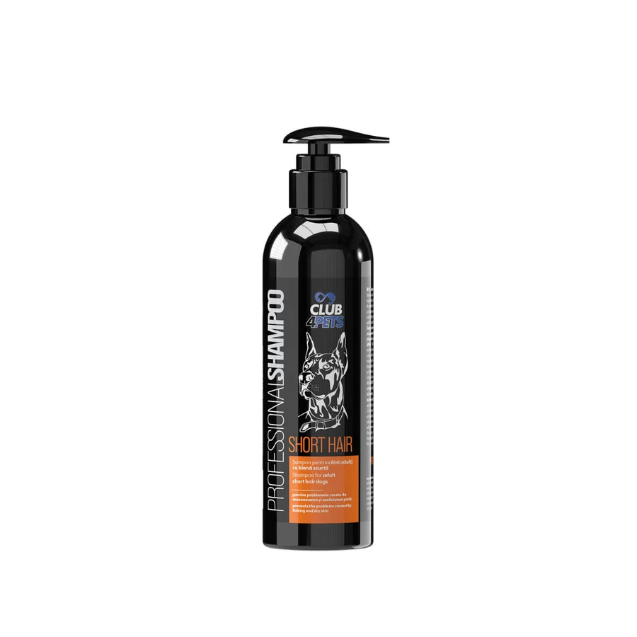 CLUB 4 PETS Professional Short Hair, shampoo for dogs, short hair, bottle with applicator, 250ml
