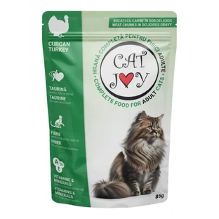 CAT JOY, Truthahn, Beutel Nassfutter für Katzen, (in Sauce), 85g