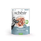 SCHESIR Complementary In Gelei, Kip en Heek, zakje nat kattenvoer, (in aspic), 70g
