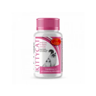 DR. SEKIZ KittyCat, multivitaminas gatos jóvenes y adultos, botella, 100 comprimidos