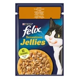 PURINA Felix Sensations, Pollo con zanahoria, sobre comida húmeda para gatos, (en aspic), 85g