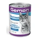 GEMON Sterilized, Tuna and Fish, canned wet food for sterilized cats, (in aspic), 415g