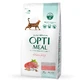 OPTIMEAL Sterilized, Beef, alimento seco para gatos esterilizados, 1,5kg