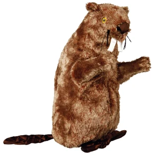 Trixie, jouet castor pour chiens, avec son, en peluche, 40cm, multicolore