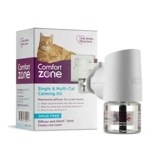 COMFORT ZONE Diffusore di feromoni calmanti per gatti, 48 ml