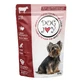 DOG JOY, XS-S, Rundvlees, zakje nat hondenvoer, (in saus), 100g
