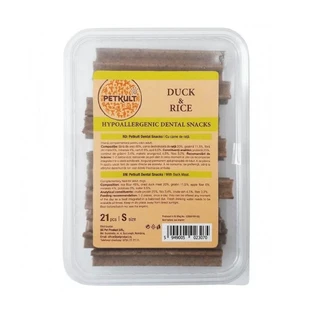 PETKULT Hypoallergenic Hypoallergenic Dental Snacks, Rice and Rice, reward dogs, 21pcs