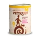 PETKULT Grain Free Junior, Chicken, nourriture humide en conserve sans céréales pour chiens juniors, 800g