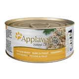 APPLAWS, Pechuga de pollo, comida húmeda en lata, (en sopa), 156g