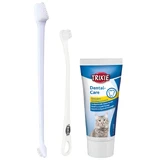 Trixie Tooth Paste and Brush Set for Cats, 50 g