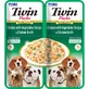 INABA Churu Dog Twin, XS-XL, Poulet et légumes, sachet de nourriture humide sans grain pour chien, (en soupe), 80g