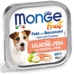 MONGE Fruit, XS-XL, Salmon and Pears, cereal-free wet dog food, (in its own juice), 100g