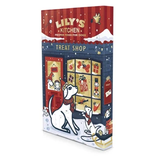 LILY'S KITCHEN Calendario de Adviento de Navidad, XS-XL, caja de recompensas para perros, 68g