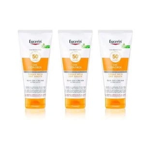 Eucerin Solar Body Oil Control Dry Touch Gel Crema Fps 50+, 3X200 Ml
