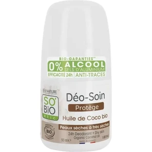 So'Bio Etic Protective Deodorant 24H Coconut Roll-On 50Ml