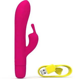 B Swish Bwild Bwild Bunny Infinite Classic Vibrateur rechargeable en silicone rose